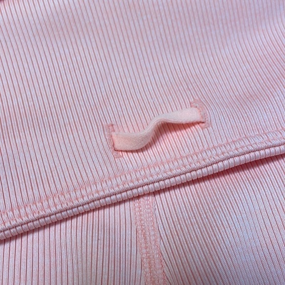 Nwt GapFit Brushed Tech Jersey Peach Biker Shorts Sz Large - Picture 7 of 7